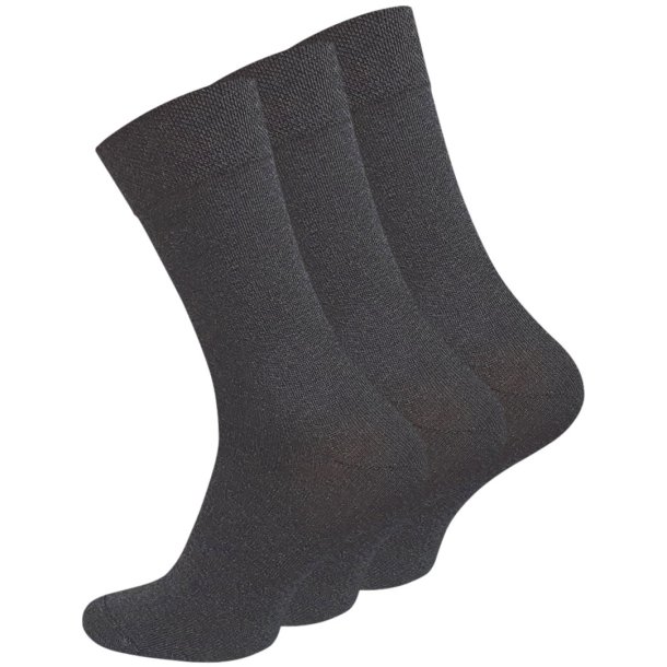 3-pak mrkegr unisex diabetiker strmper