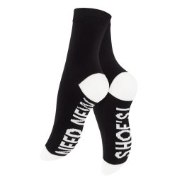 Dame bomuldsstrmper - "Need new shoes!", str. 36-40