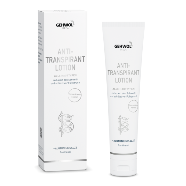 Gehwol med. antitranspirant lotion 125 ml &ndash; mod svedige f�dder.
