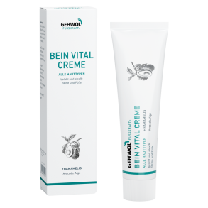 Gehwol Bein Vital 125 ml &ndash; aktiverende ben- og fodcreme med hamamelis og mentholkrystaller mod tr�tte ben